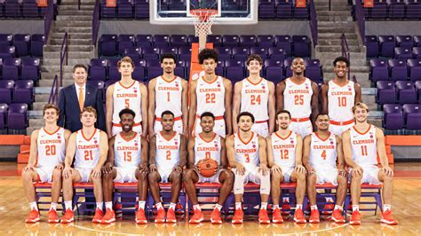 clemson basketball roster